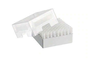 艾本德儲存盒 9 × 9, 可放置 81  個螺旋蓋（凍存）管， 3   mL，2  件，高 76  mm，3  英寸，聚丙烯材料，可耐受最低 -86  °C，可高溫高壓滅菌，帶蓋子并具有數(shù)字字母標(biāo)識