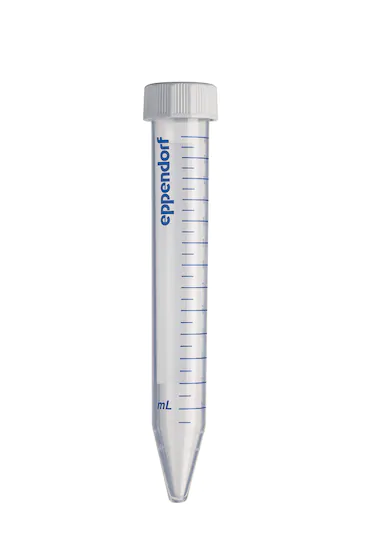 艾本德Eppendorf Conical Tubes, 15 mL, 無菌、無熱原, 無RNase和DNase, 無DNA, 無色, 500 個 (10 包 × 50 個)貨號 0030122151